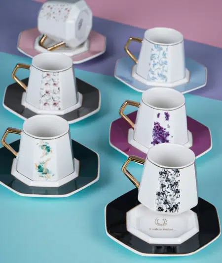 ACAR 3 VAKTE KADAR 6 LI KAHVE FİNCAN SETİ MXG-21-0209