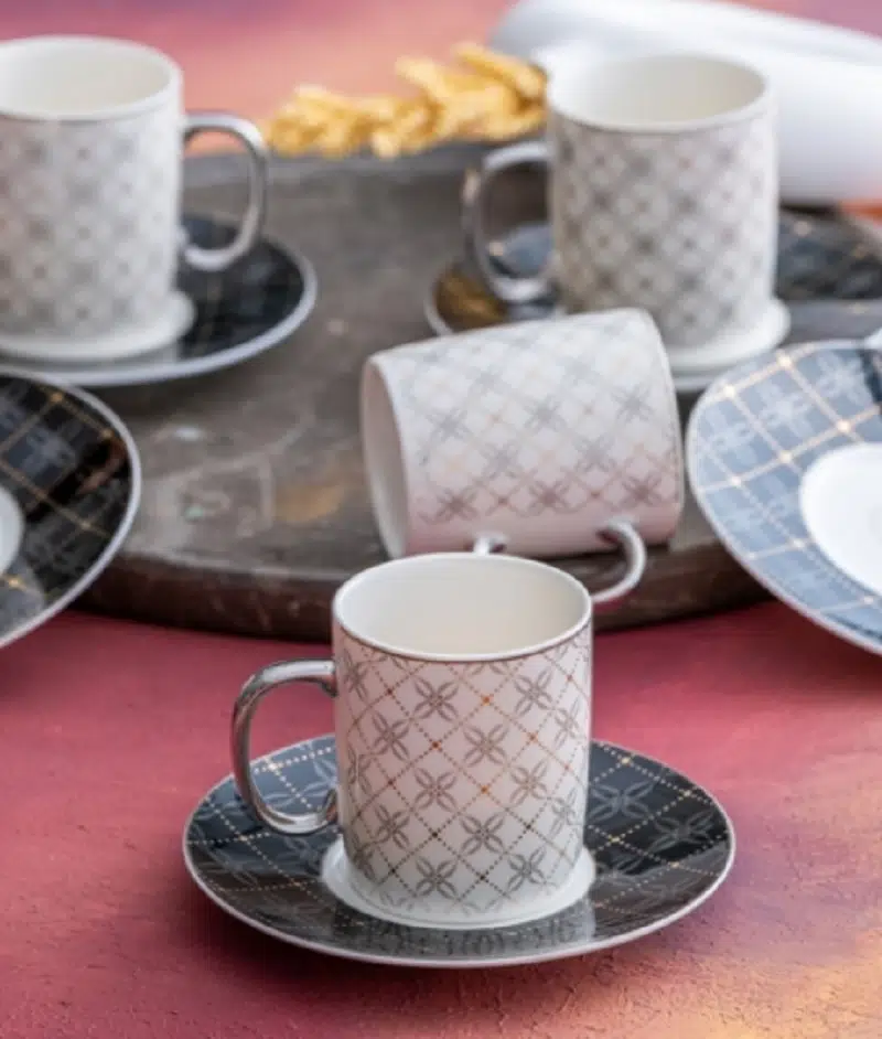 Acar Apollo Porselen Kahve Fincan Takımı 5174