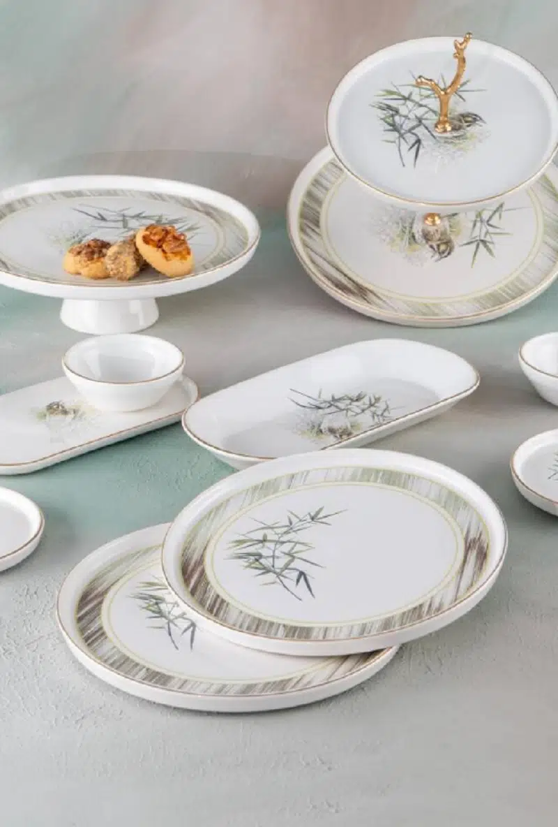 Acar Botany 21 Parça Seramik Kahvaltı Takımı Sr-06229