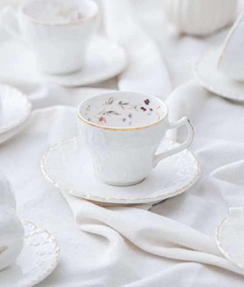 Acar Elsa 6 Lı Porselen Kahve Fincan Takımı 5713