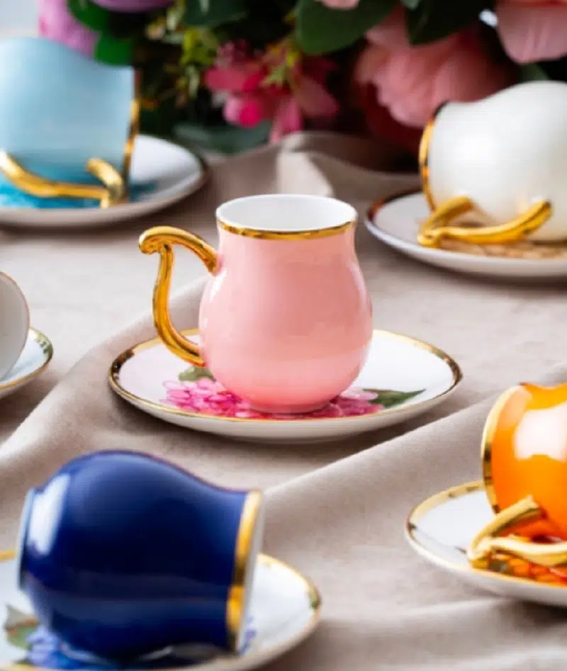 Acar Evanora 6 Kişilik Kahve Fincan Takımı 90 ml 6807