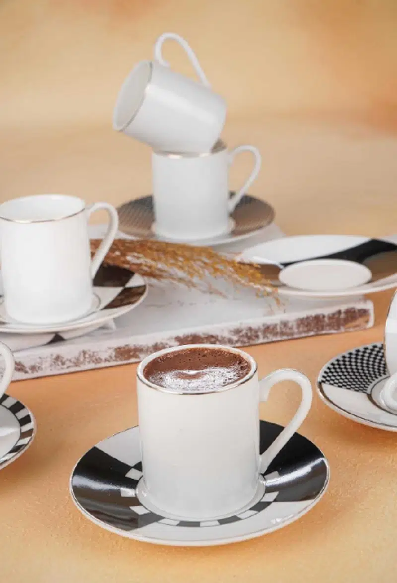 Acar Felex 6 Kişilik Kahve Fincanı Takımı - 90 ml 5097