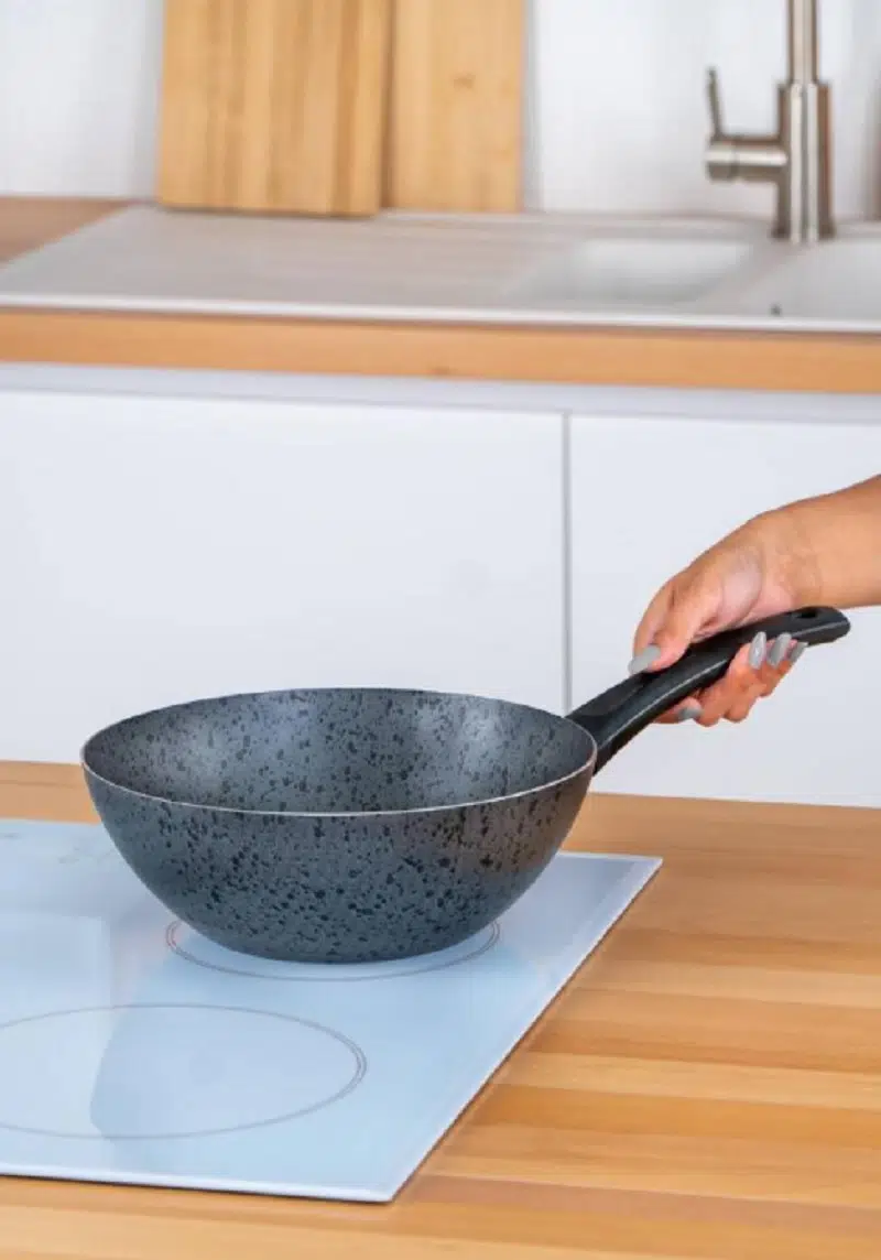 Acar Glory 24 Cm Gri Wok Tava Cm-5818-5819