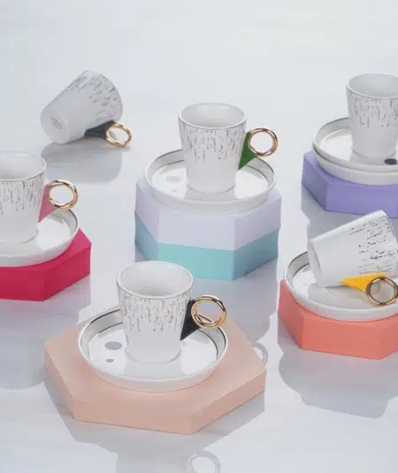 Acar Grove Porselen 6 Lı Kahve Fincan Takımı 90 Ml MXG-011833