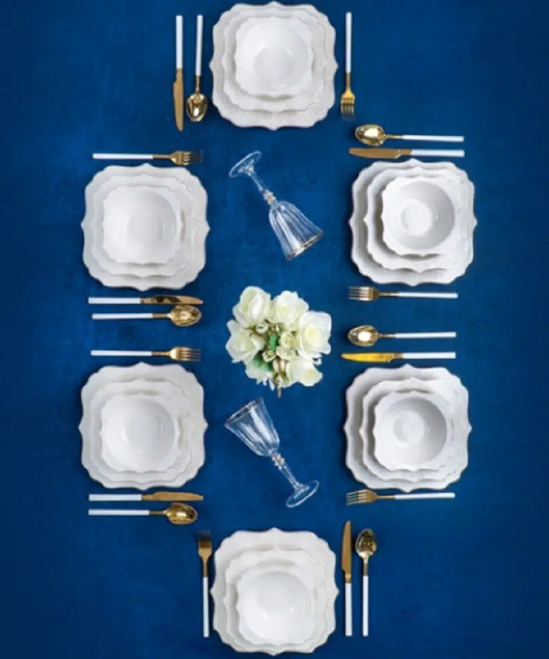 Acar Jasper 24 Parça Porselen Yemek Takımı Lrn-21-0361