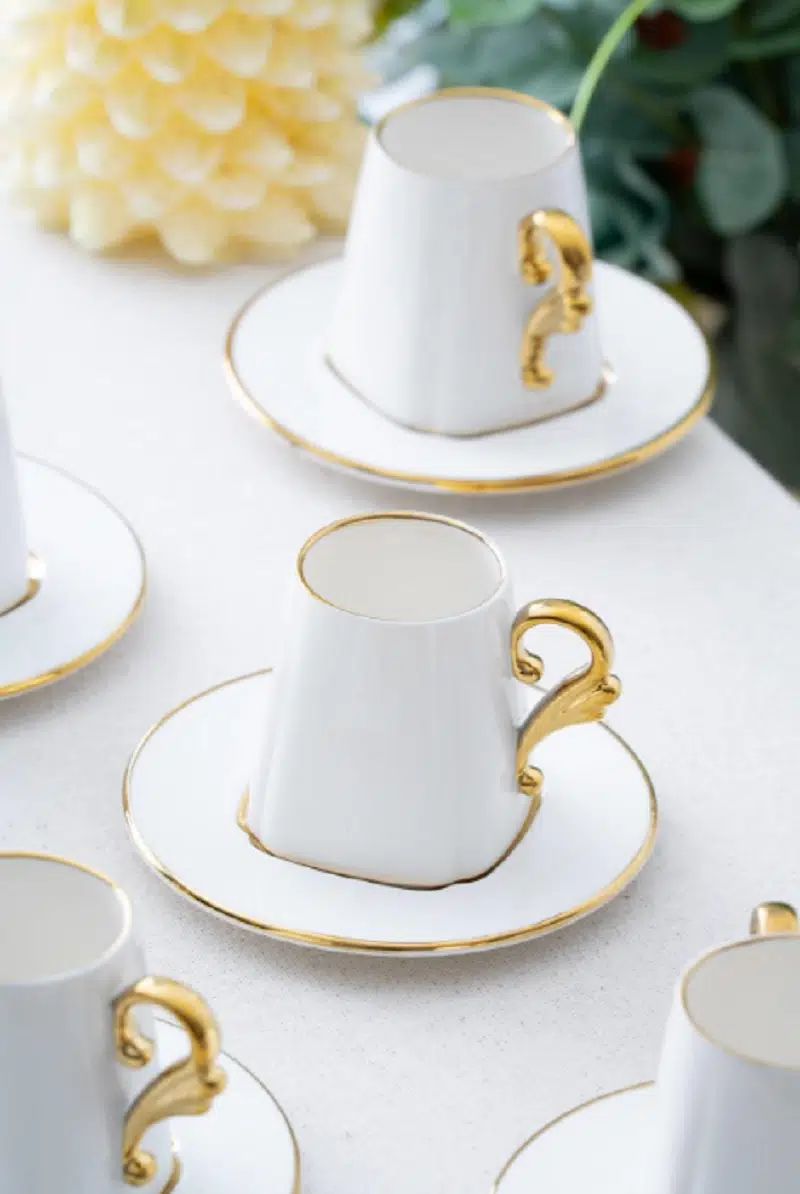 Acar Luna 6 Kişilik Kahve Fincanı Takımı - 90 ml Sct-06170