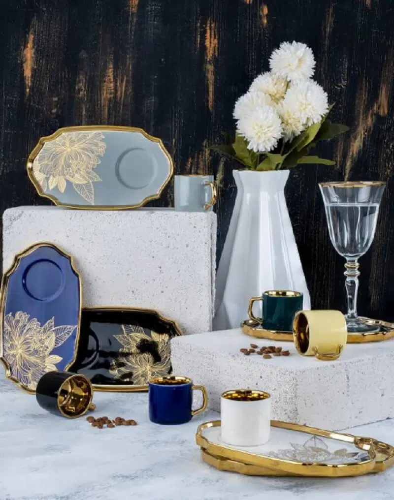 Acar Mabel 6 Lı Kahve Fincan Takımı Hxf-21-0116