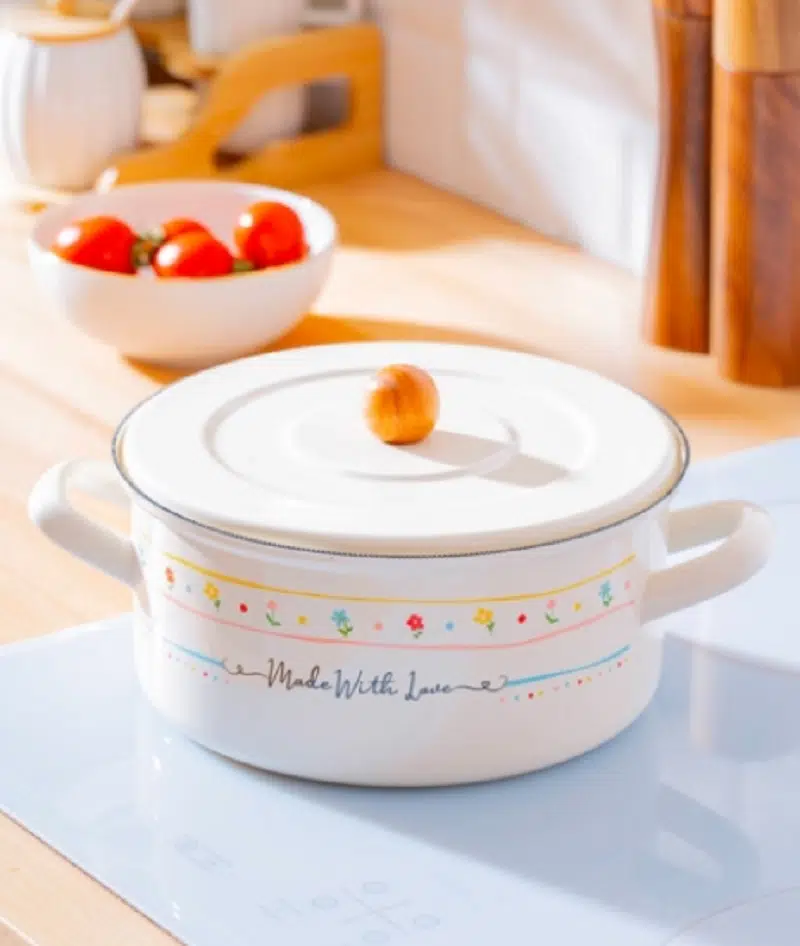 Acar Made With Love Düz Kısa Tırtıklı 20 cm Tencere 7705