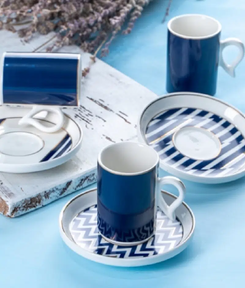 Acar Mira 6 Kişilik Porselen Kahve Fincan Takımı 5108