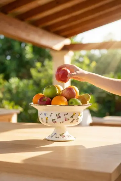 Acar Petıt Fleur Collectıon Emaye Büyük Meyvelik Xap-10431