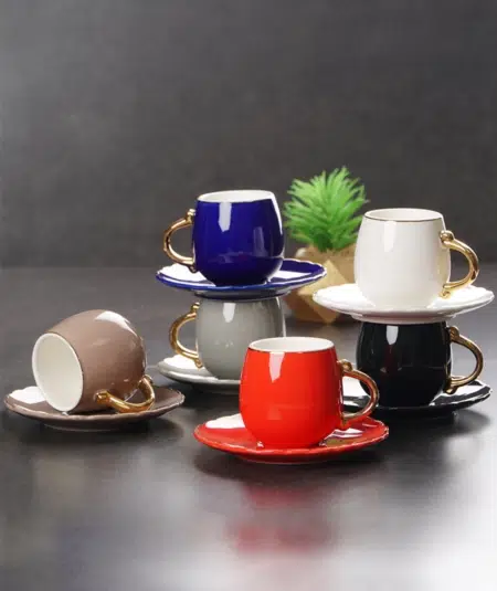 Acar Porselen 6 Lı Çay Fincan Takımı KAI-011256