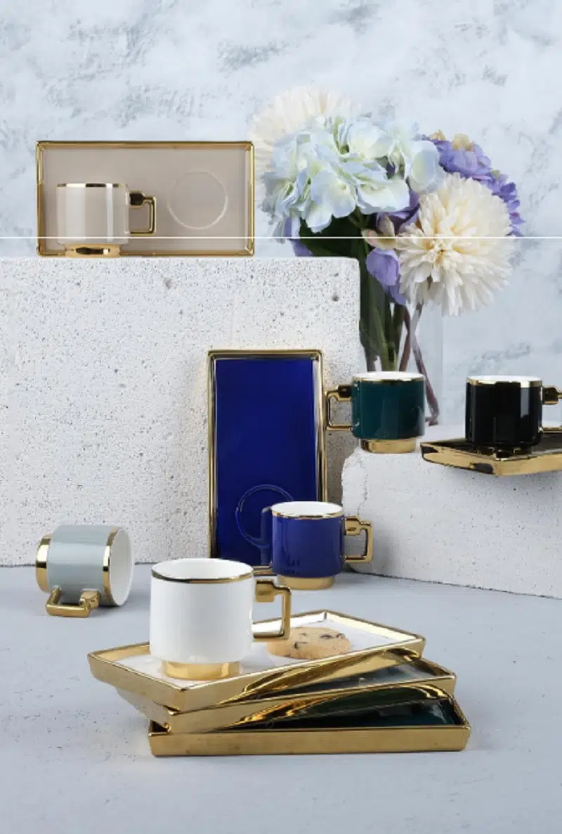 Acar Porselen Marley 6 lı Kahve Fincanı 0133