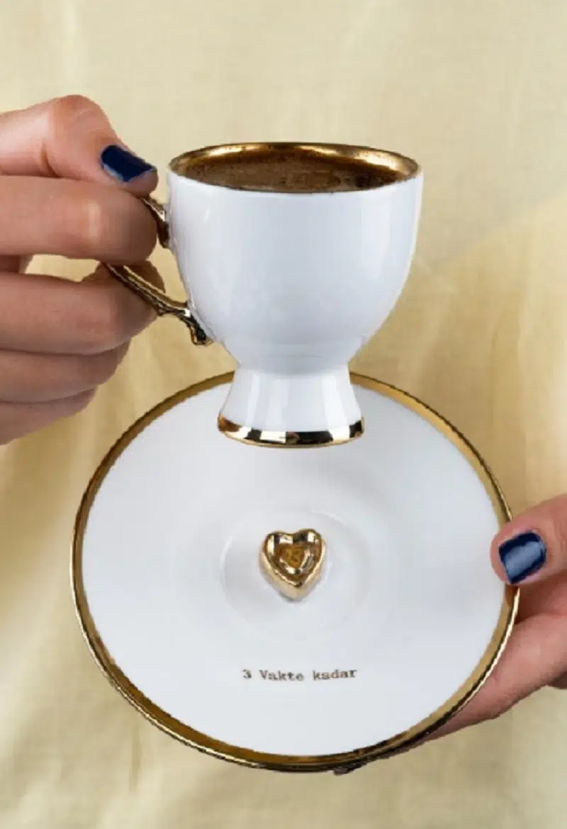 Acar Porselen Üç Vakte Kadar Kahve Fincan Takımı 0097