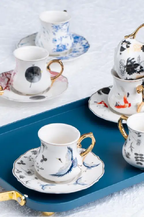 Acar Porselen Wild Moon 6 Lı Kahve Fincan Takımı 011834