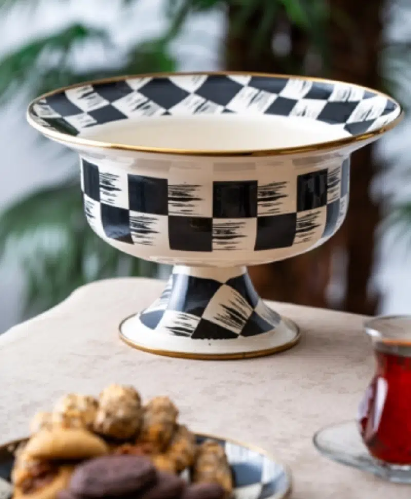 Acar Qualita King Emaye Dama Dekor Meyvelik 0519