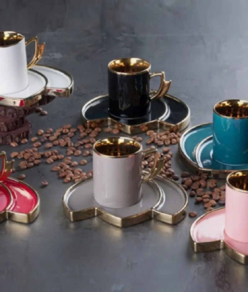 Acar Song Porselen 6 Lı Kahve Fincan Takımı SYT-21-0096