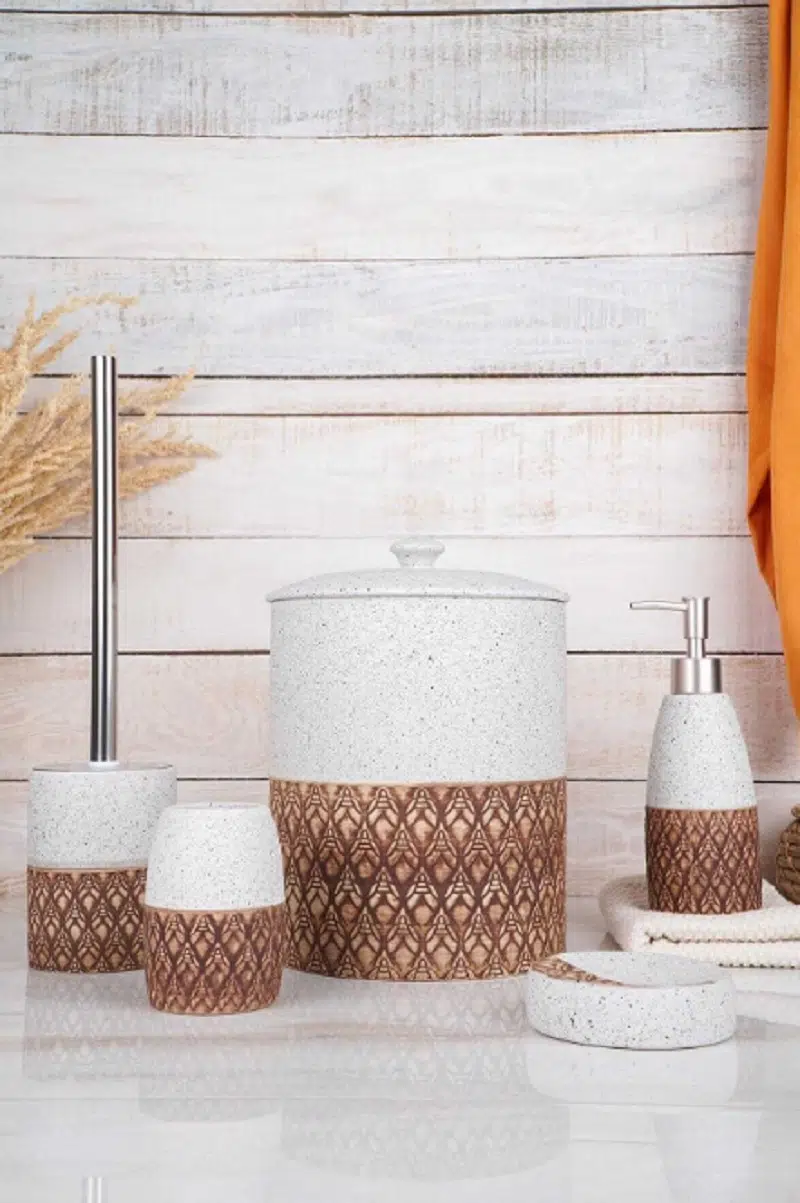 Acar Stoneware 5 Li Banyo Seti Bans-05045