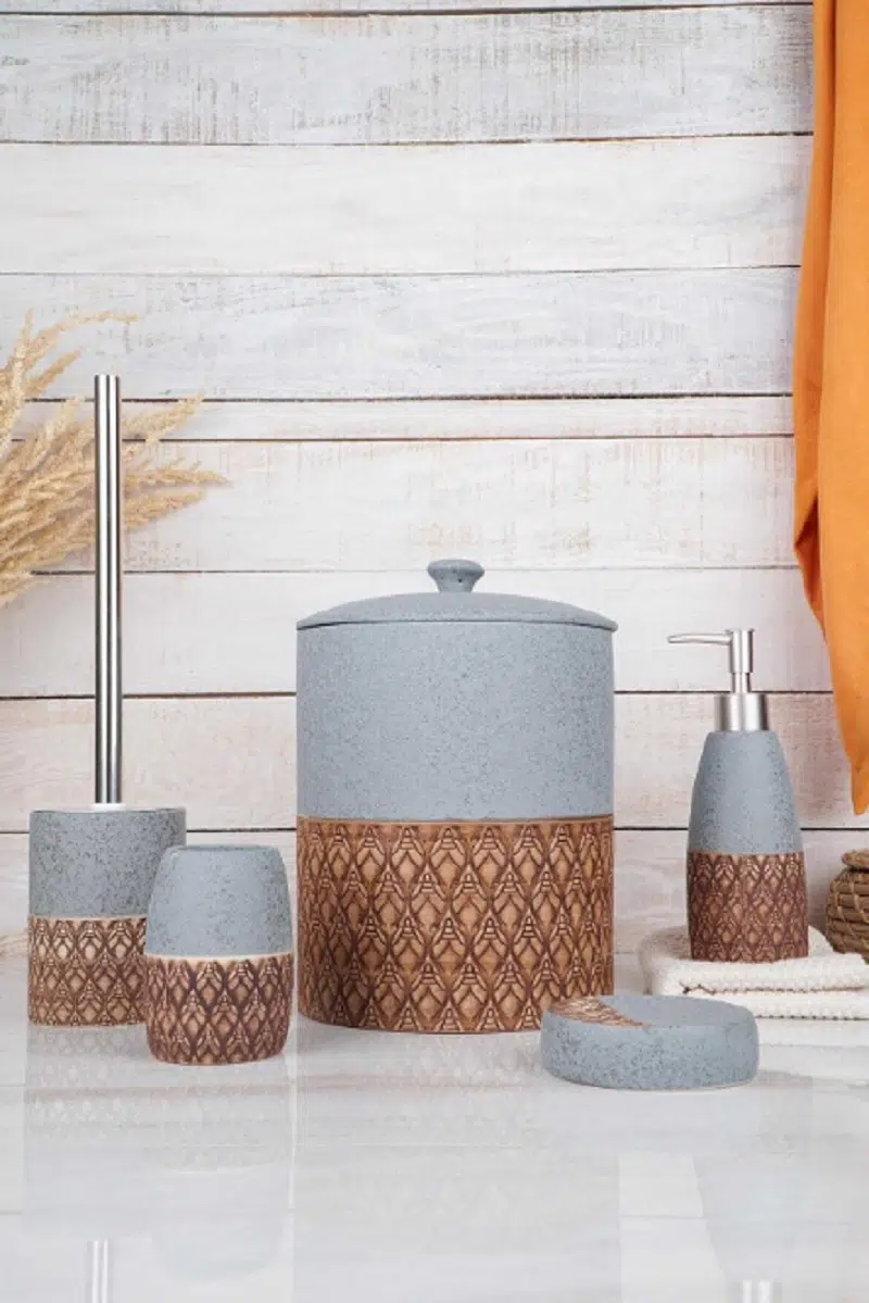 Acar Stoneware 5 Li Banyo Seti Bans-05046