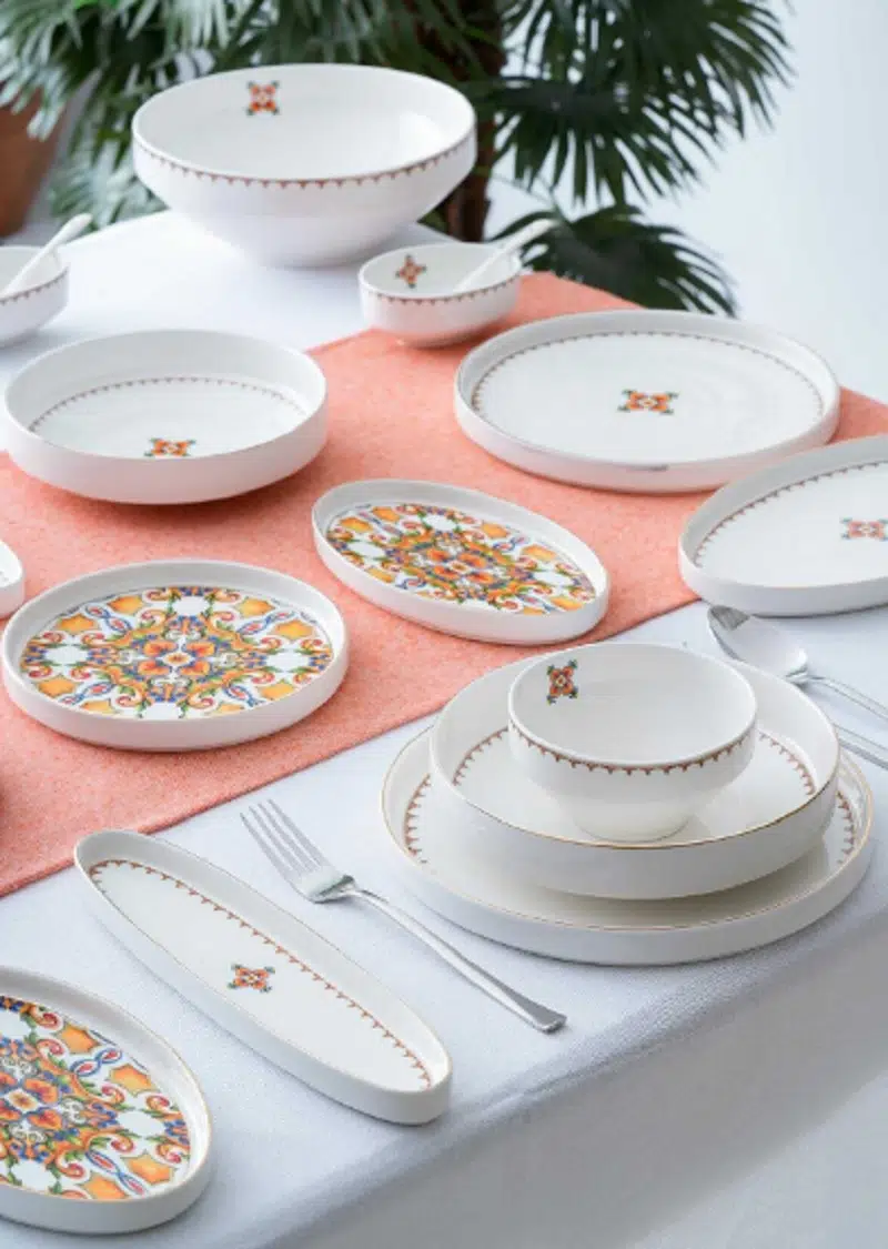 Acar Vega 6 Kişilik 45 Parça Kahvaltı ve Yemek Takımı 5307