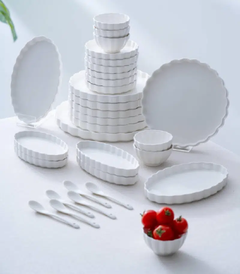 Acar Vesper 31 Parça 6 Kişilik Porselen Kahvaltı Takımı 7131