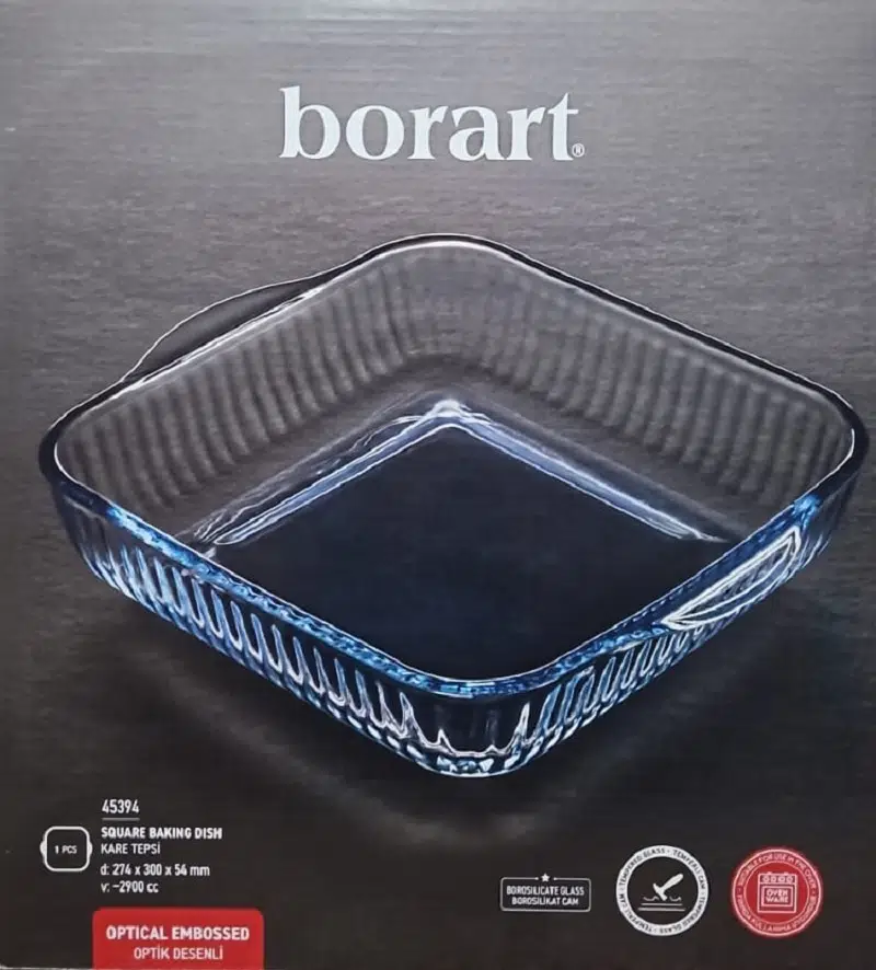 Borart Kare Tepsi Borcam Optikli 45394