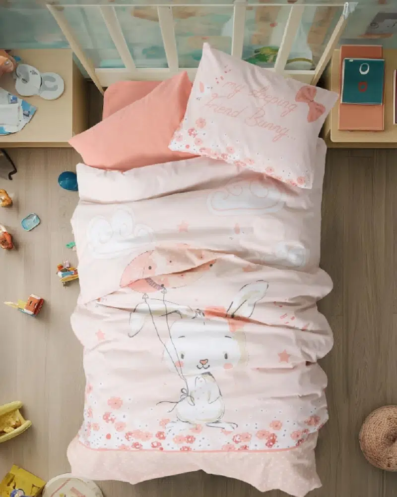 Cotton box Bebek Nevresim Takımı Rapeti Somon