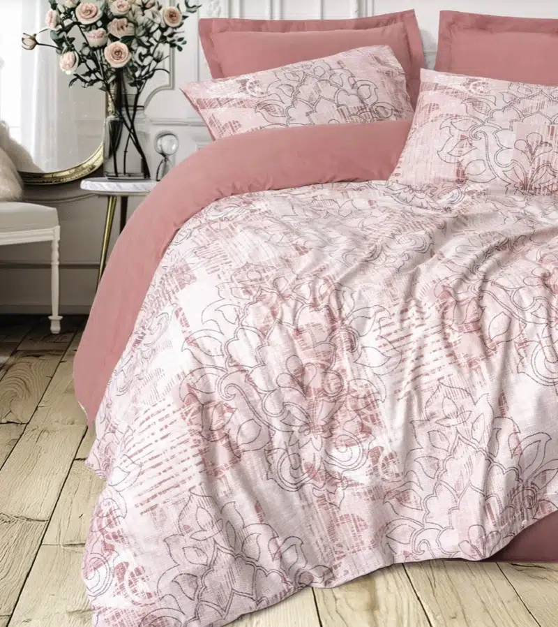 Cotton Box Dual Ranforce Livara Gül Kurusu Tek Kişilik Nevresim Takımı