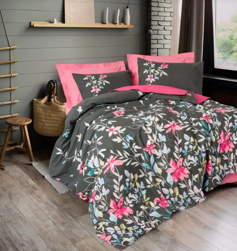 Cotton Box Feminen Çift Kişilik Nevresim Takımı Merlin Pembe