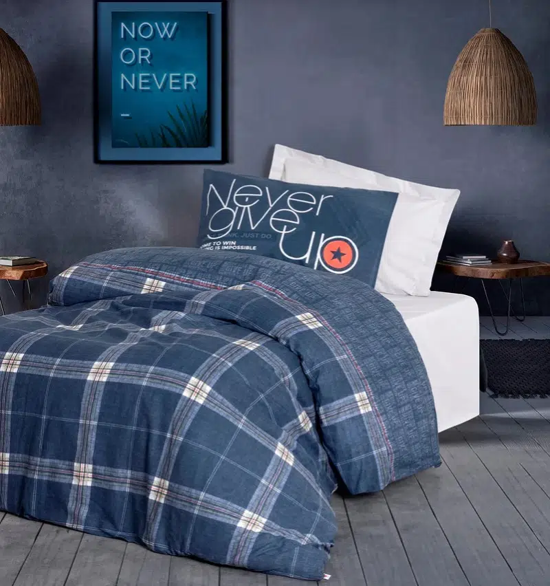 Cotton Box Genç Odası Tek Kişilik Nevresim Takımı Given Gri