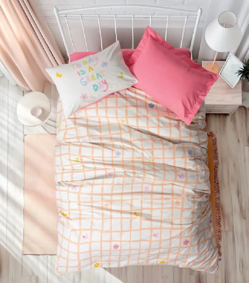 Cotton Box Genç Odası Tek Kişilik Nevresim Takımı Jours Pembe 1862