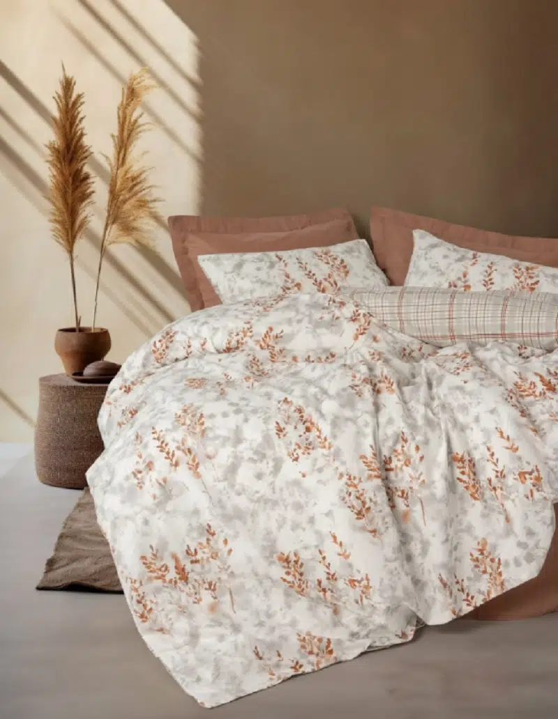 Cotton Box Modeline Lamina Tarçın Çift Kişilik Nevresim Takımı