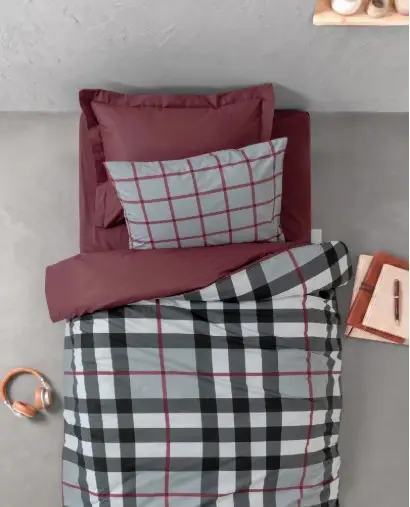 Cotton Box Nevresim Takımı Gırls Boys Ranforce Brave Bordo T.K.+Ftt