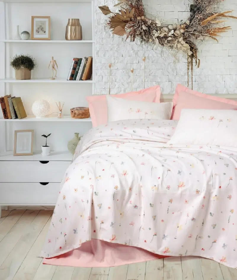 Cotton Box Sweet Calme Pembe Çift Kişilik Pike Takımı