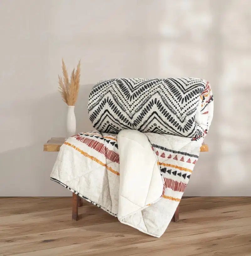 Cotton Box Velvet Çift Kişilik Yorgan Felix Bej