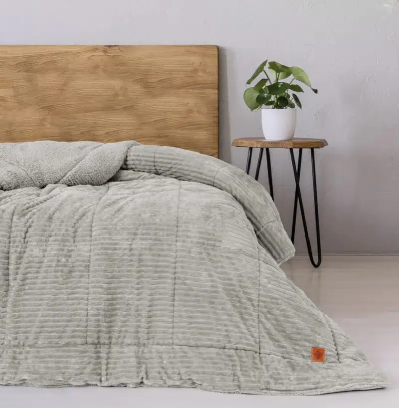 Cotton Box Wave Çift Kişilik Yorgan Gri 195x215 cm