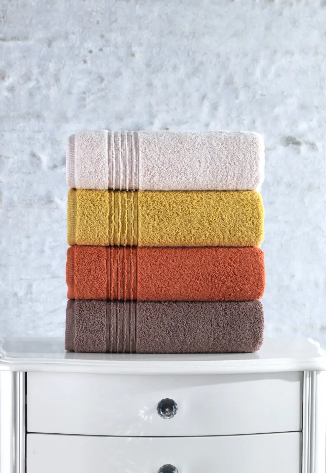 Cottonbox Armurlu Plump Tekli Havlu Asorti-2