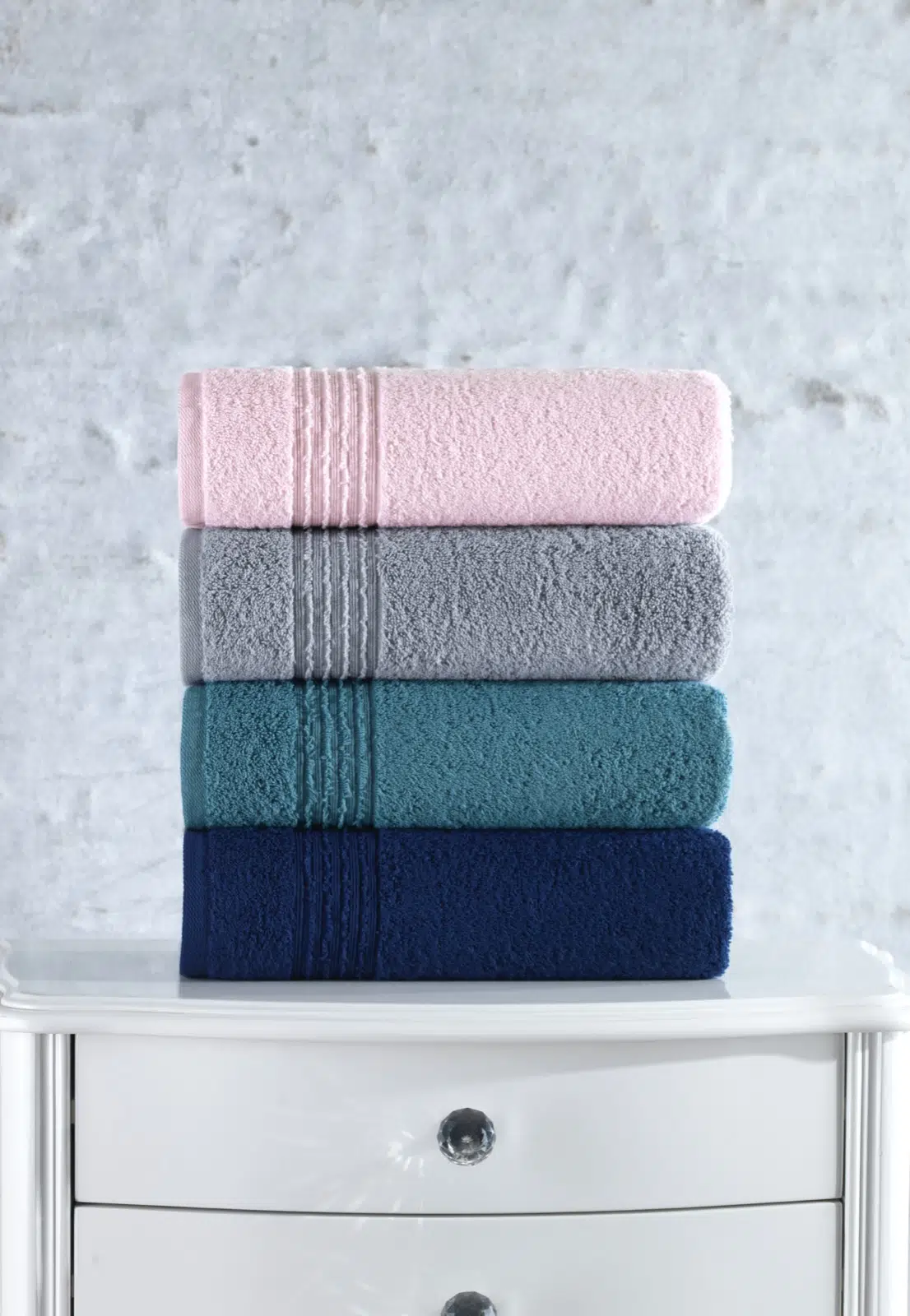 Cottonbox Armurlu Plump Tekli Havlu Asorti-3