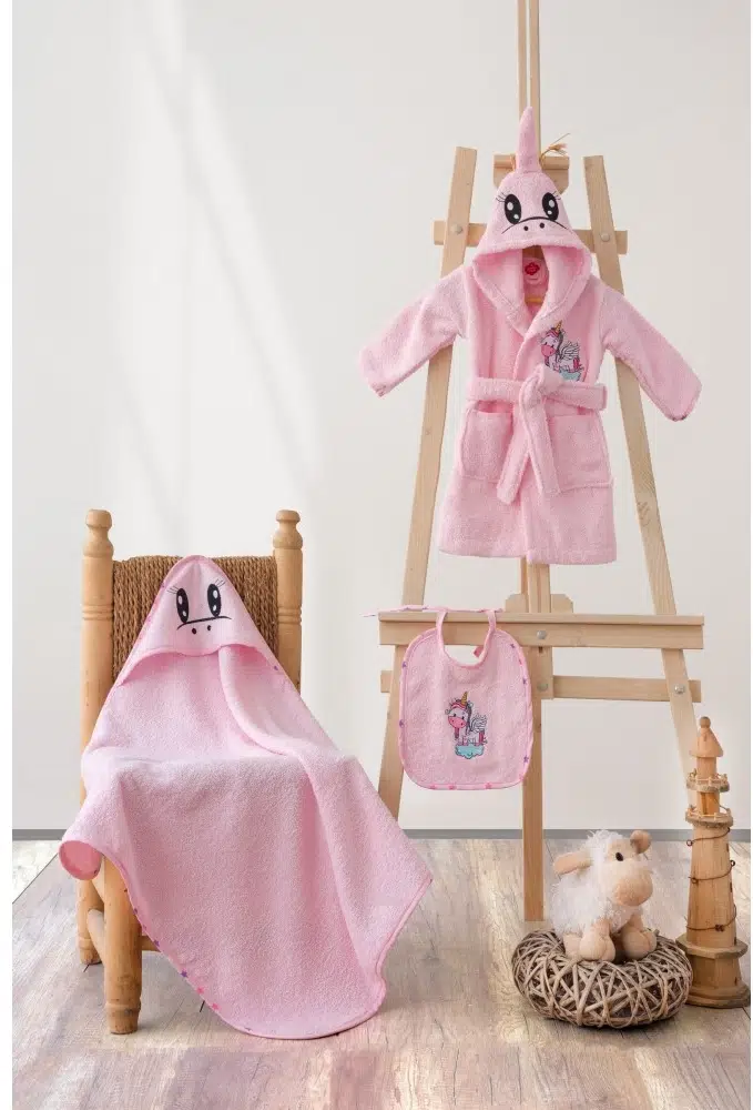 Cottonbox Bebek Banyo Set Unicorn Pembe-5380