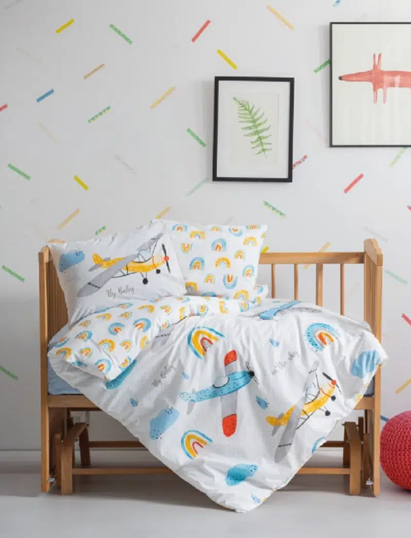 Cottonbox Bebek Nevresim Takımı Sky Mavi