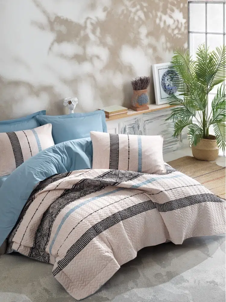 Cottonbox Ethnic Misti Mint Çift Kişilik Complete Set