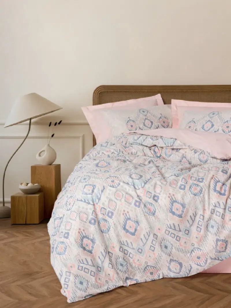 CottonBox Ethnic Ranforce Mosola Somon Tek Kişilik Nevresim Takımı