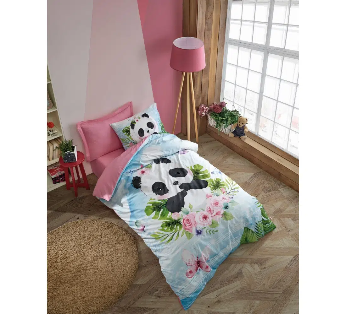 Cottonbox Jodi Pembe Tek Kişilik Nevresim Takımı