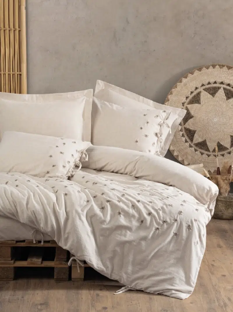 CottonBox Keten Arie Çift Kişilik Nevresim Takımı