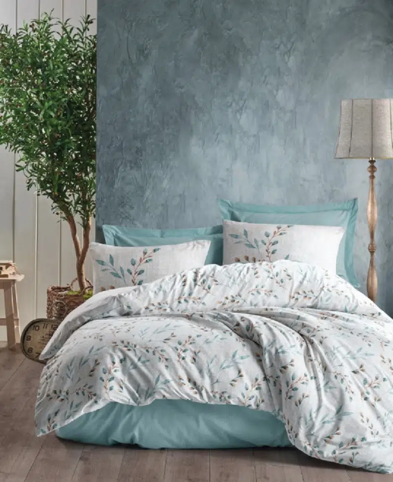 Cottonbox Modeline Lendell-Mint Tek Kişilik Nevresim Takımı 1760