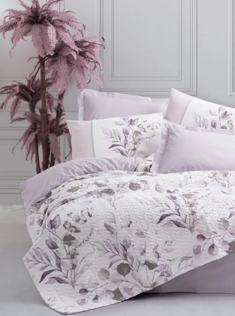 Cottonbox Modeline Nadia Lila Çift Kişilik Complete Set