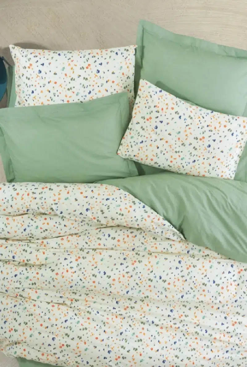 CottonBox Petite Lola Yeşil Tek Kişilik Nevresim Takımı