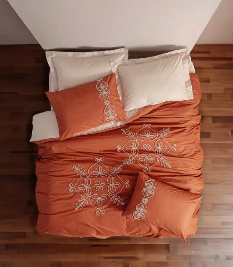 Cottonbox Ranforce Tiva Bej Çift Kişilik Nevresim Takımı 1848