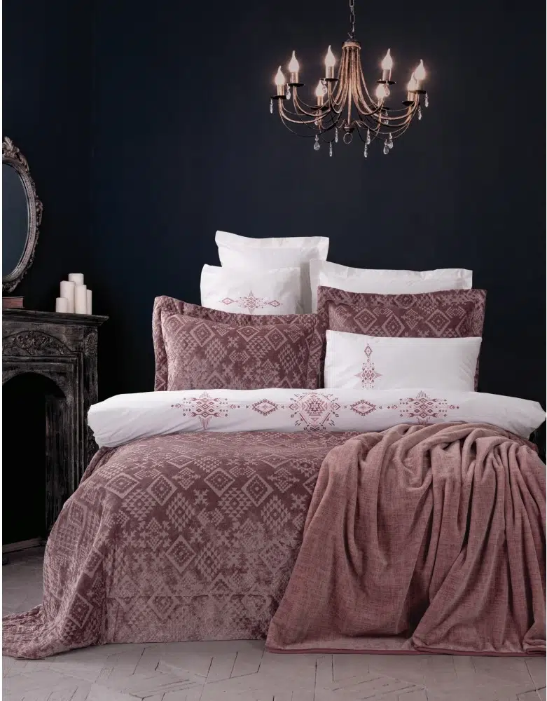 Cottonbox Snazzy Dowry Gül Kurusu Çeyiz Seti