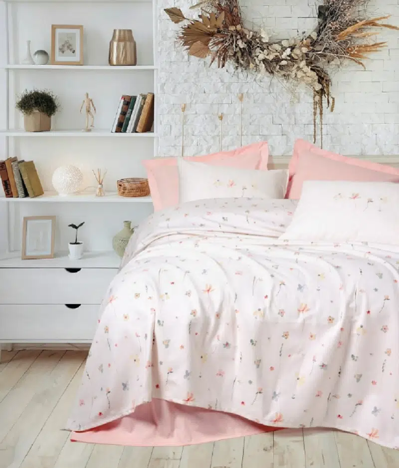 Cottonbox Sweet Calme-Pembe Tek Kişilik Pike Takımı 3045 