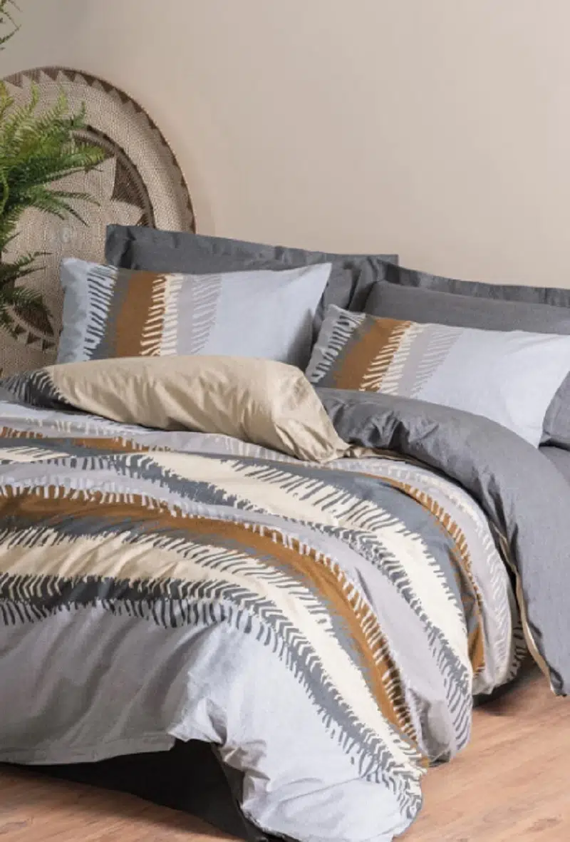 Cottonbox Toprak Asel-Antrasit Tek Kişilik Nevresim Takımı 1742